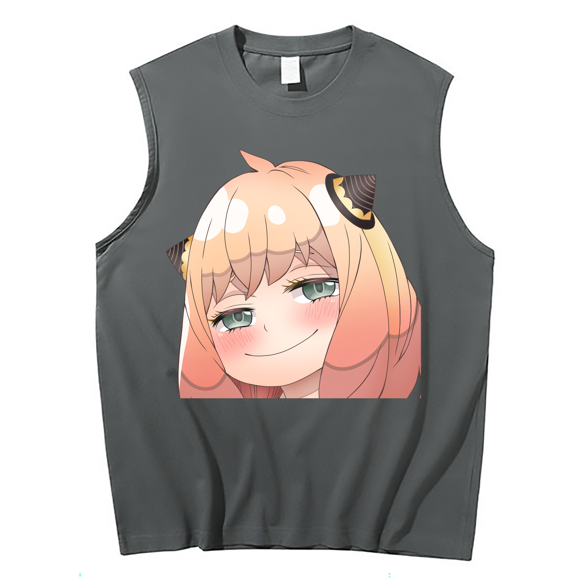 （画像用） SPY×FAMILY间谍家家酒 コットン100％タンクトップ（フロントプリント）